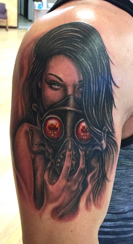 Tattoos - Gas Mask Girl - 109100